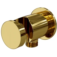 Шланговое подключение WasserKRAFT Sauer A189 Золото латунь на стену