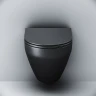Комплект унитаза с инсталляцией AM.PM Spirit V2.0 FlashClean IS47051.701700MB с сиденьем Микролифт и клавишей смыва Хром глянцевый фарфор подвесной