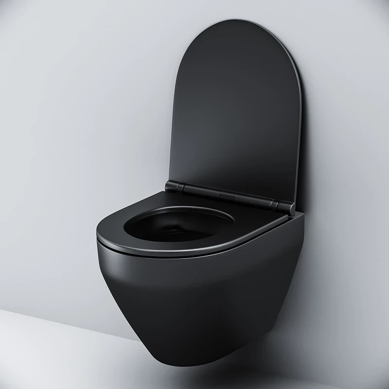 Комплект унитаза с инсталляцией AM.PM Spirit V2.0 FlashClean IS47051.701700MB с сиденьем Микролифт и клавишей смыва Хром глянцевый фарфор подвесной