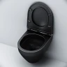 Комплект унитаза с инсталляцией AM.PM Spirit V2.0 FlashClean IS47051.701700MB с сиденьем Микролифт и клавишей смыва Хром глянцевый фарфор подвесной