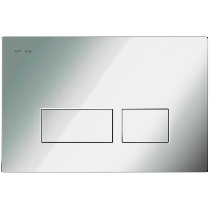 Комплект унитаза с инсталляцией AM.PM Spirit V2.0 FlashClean IS47051.701700MB с сиденьем Микролифт и клавишей смыва Хром глянцевый фарфор подвесной