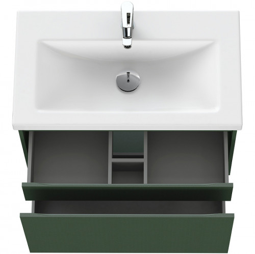Тумба под раковину Cersanit Grande 80 64303 подвесная Зеленая МДФ / ЛДСП