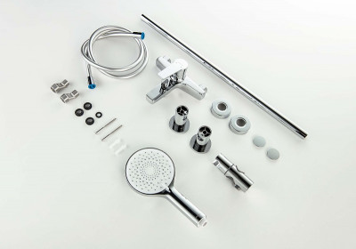 Смеситель для ванны Aquatek Лугано AQ1748CR цвет Хром