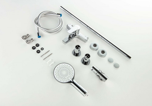 Смеситель для ванны Aquatek Лугано AQ1748CR цвет Хром