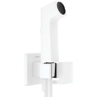 Гигиенический душ со смесителем Hansgrohe Bidette 29233700 Белый матовый латунь встраиваемый
