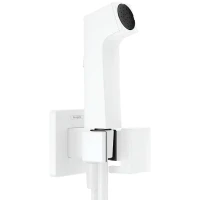 Гигиенический душ со смесителем Hansgrohe Bidette 29233700 Белый матовый латунь встраиваемый