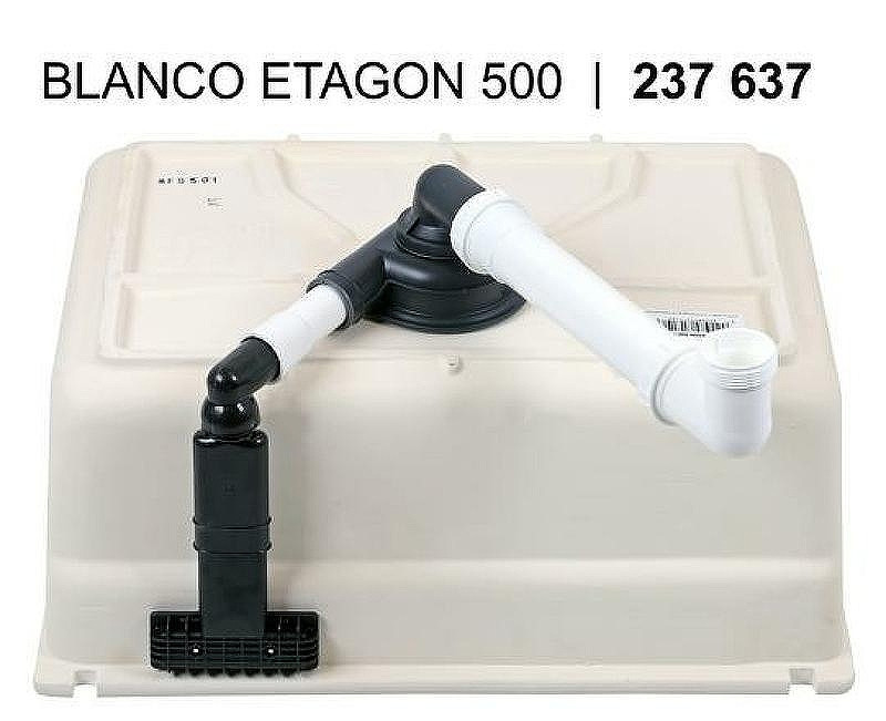 Кухонная мойка Blanco Etagon 500-U PuraPlus 525150 Магнолия глянцевая