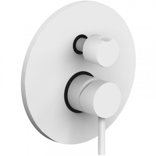 Смеситель для душа Paffoni Light LIG019BO Белый матовый встраиваемый