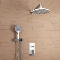 Душевая система WasserKRAFT A16067WHITE Белый Хром латунь встраиваемый