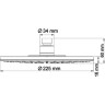 Душевая система WasserKRAFT A16067WHITE Белый Хром латунь встраиваемый