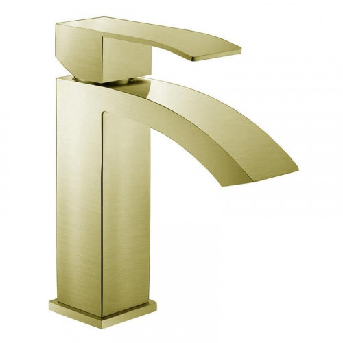 Смеситель для раковины Fmark FS8601C цвет Золото матовое