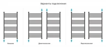 Водяной полотенцесушитель Сунержа Богема+ с 1 полкой 120x60 30-0223-1260 цвет Матовый белый