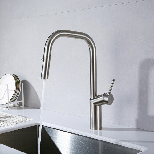 Смеситель для кухни Vincea VKF-107BN цвет Брашированный никель