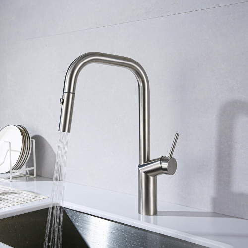 Смеситель для кухни Vincea VKF-107BN цвет Брашированный никель