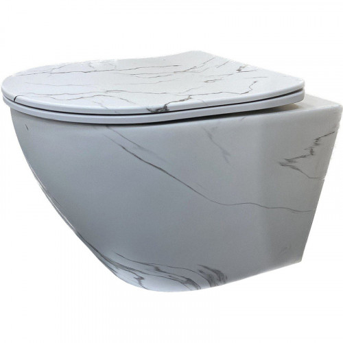 Унитаз биде Laguraty 038BM подвесной с сиденьем Микролифт фаянс подвесной