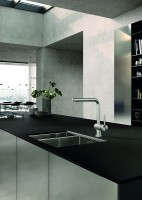 Смеситель для кухни Kludi L Steel 45851F877 Сталь латунь