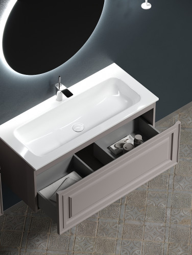 Тумба под раковину Sancos Very 100 VR100SM подвесная Doha Soft МДФ / ЛДСП