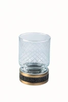 Стакан для зубных щеток Boheme Royal Cristal 10931-BR-B цвет Бронза