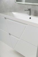 Тумба под раковину BelBagno Vittoria 90 VITTORIA-900-2C-SO-BL-P подвесная Bianco Lucido МДФ / ЛДСП