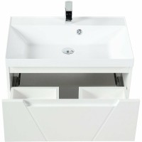 Тумба под раковину BelBagno Vittoria 90 VITTORIA-900-2C-SO-BL-P подвесная Bianco Lucido МДФ / ЛДСП