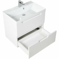 Тумба под раковину BelBagno Vittoria 90 VITTORIA-900-2C-SO-BL-P подвесная Bianco Lucido МДФ / ЛДСП