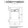 Душевой поддон из искусственного камня Aquanet Delight 120x80 258897 Черный