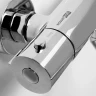 Смеситель для ванны WasserKRAFT Berkel 4822L универсальный с термостатом Хром латунь на стену