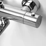 Смеситель для ванны WasserKRAFT Berkel 4822L универсальный с термостатом Хром латунь на стену
