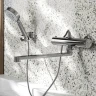 Смеситель для ванны WasserKRAFT Berkel 4822L универсальный с термостатом Хром латунь на стену