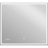 Зеркало Cersanit Led 011 Design 100 KN-LU-LED011*100-d-Os с подсветкой с часами стекло