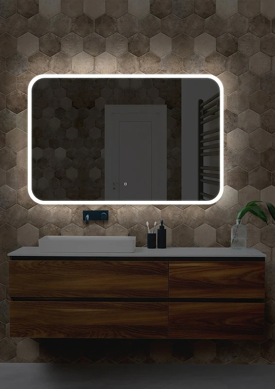 Зеркало Silver Mirrors Стив 120 ФР-00002230 с подсветкой с сенсорным выключателем и диммером стекло