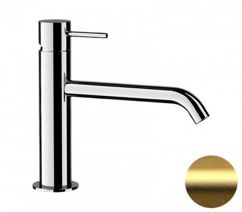 Смеситель для раковины Remer X Style X12ABG цвет Золото брашированное