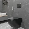 Унитаз Charus Torre Bianca EWC700-125B Skandenborg Rimless подвесной цвет Черный матовый с сиденьем Микролифт