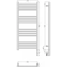 Электрический полотенцесушитель Сунержа Модус 3.0 1000x400 R 31-5701-1040 Черный матовый нержавеющая сталь
