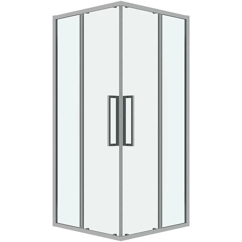 Душевой уголок Grossman Cosmo 80х80 300.K33.02.8080.10.00 профиль Хром стекло прозрачное