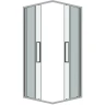Душевой уголок Grossman Cosmo 80х80 300.K33.02.8080.10.00 профиль Хром стекло прозрачное