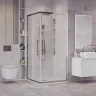 Душевой уголок Grossman Cosmo 80х80 300.K33.02.8080.10.00 профиль Хром стекло прозрачное