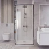 Душевой уголок Grossman Cosmo 80х80 300.K33.02.8080.10.00 профиль Хром стекло прозрачное