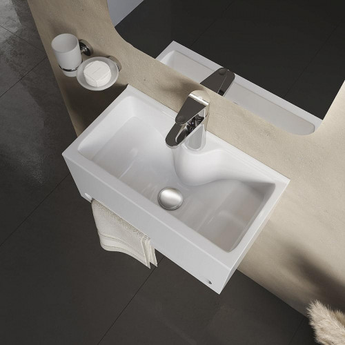 Тумба с раковиной DIWO Казань 50 РК50 подвесная цвет Белый