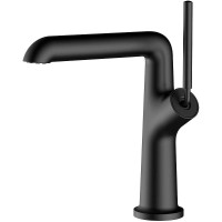Смеситель для раковины Royce Elite RCM-111501BL Черный матовый латунь