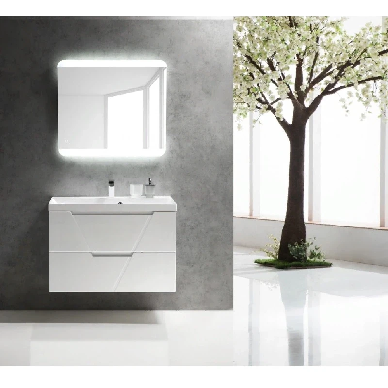 Тумба под раковину BelBagno Vittoria 90 Белая/Bianco Lucido МДФ / ЛДСП