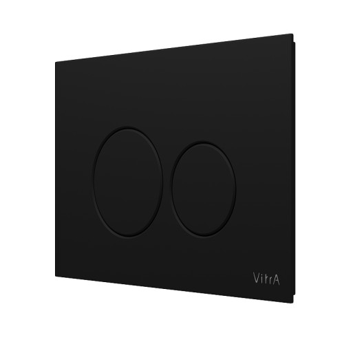 Кнопка смыва для инсталляции Vitra Origin 740-2411 Черная матовая