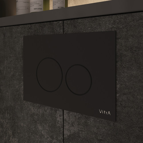 Кнопка смыва для инсталляции Vitra Origin 740-2411 Черная матовая