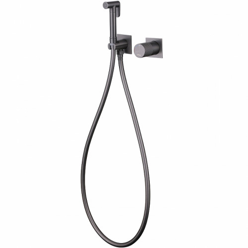 Гигиенический душ со смесителем Abber Rund AF8725NG Никель латунь встраиваемый