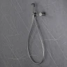 Гигиенический душ со смесителем Abber Rund AF8725NG Никель латунь встраиваемый