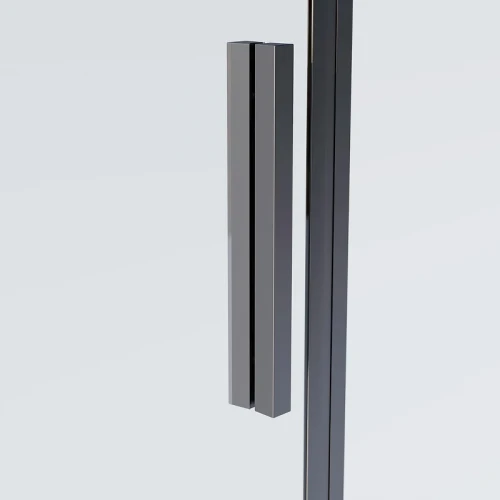 Душевая дверь Vincea Софт 2 (Soft 2) 100 VDS-3SO2100CLGM профиль Вороненая сталь стекло прозрачное