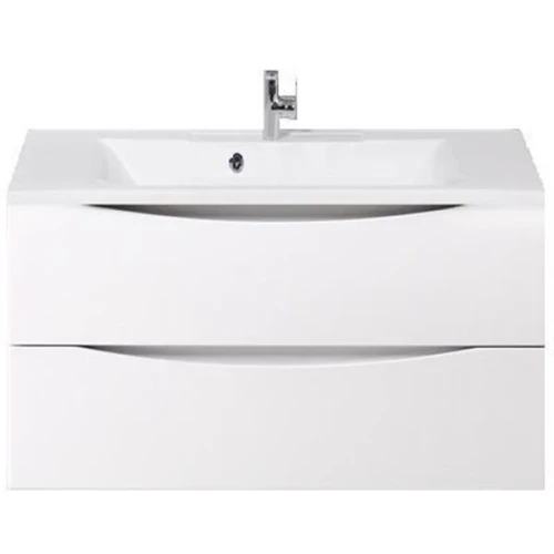 Тумба под раковину BelBagno Marino 75 MARINO-750-2C-SO-BL-P подвесная Bianco Lucido МДФ / ЛДСП