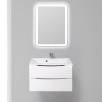 Тумба под раковину BelBagno Marino 75 MARINO-750-2C-SO-BL-P подвесная Bianco Lucido МДФ / ЛДСП