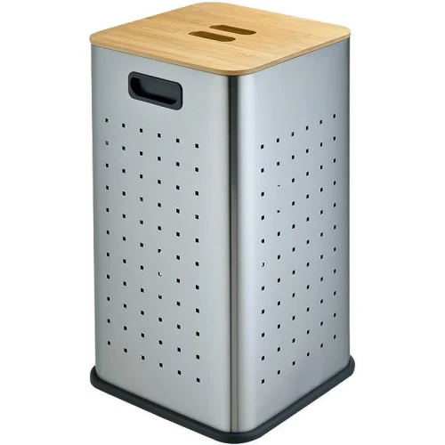 Корзина для белья WeltWasser Nansy MT 35L 10000013378 Сталь матовая