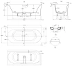 Акриловая ванна Vincea 180х80 VBT-704-1800-R цвет Белый